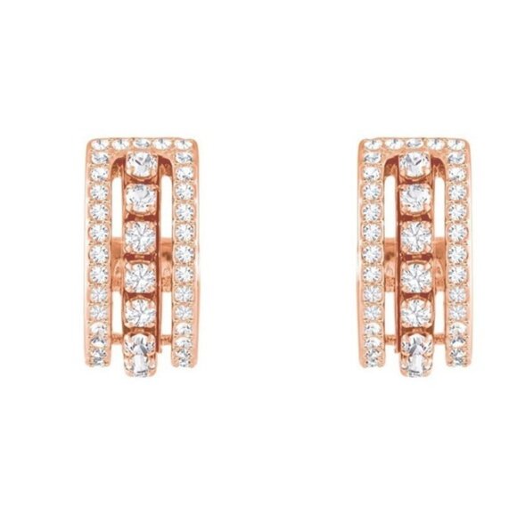 Swarovski rose gold earrings - Picture 1 of 4